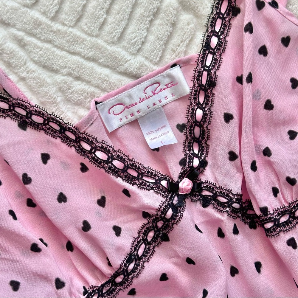 Vintage Oscar de la Renta Lace Slip Dress - Picture 6 of 9